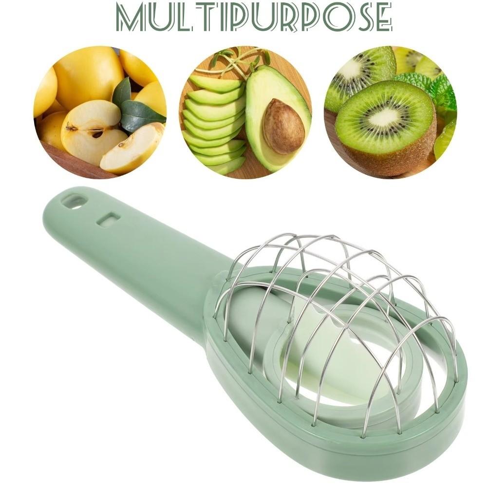 Multipurpose Avocado Cutter Stainless Steel Melon Cutter Slicer Avocado Peeler Kitchen Use