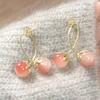 Cherry Stud Earrings Pearl Drop Earrings 2024 Jewelry Accessories  Gift