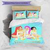Kpop Singer Custom Name Text Print 1Pc Bedding Set Duvet Cover With Two Pillowcases Soft Bed Linen For Household Bedroom