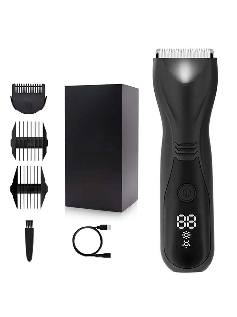 Rechargeable LED Display Hair Clipper Hair Trimmer For Men Shaver Hair Cutting Machine Barber Accessories Cut Machin Beard