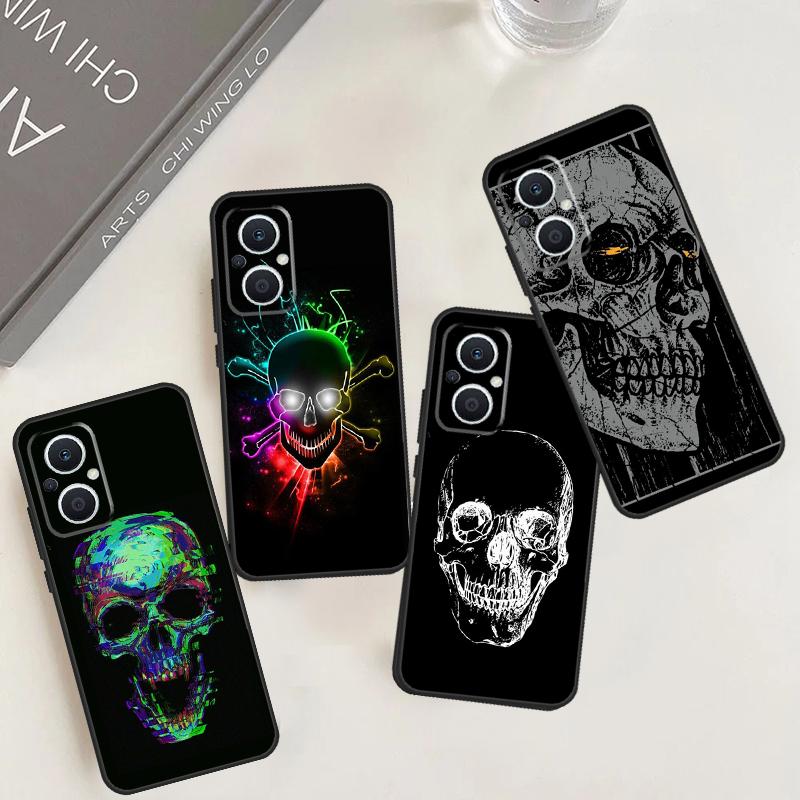 Крутой Жуткий Чехол-Череп Для OPPO Reno 5 Lite 8 4 6 7 10 Pro 4Z 5Z 8T OPPO Find X6 X5 Pro X2 Neo X3 Lite