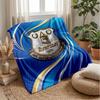 Everton Football Print Flannel Blanket, Soft Warm Lightweight Throw Blanket for Sofa Bed Camping
