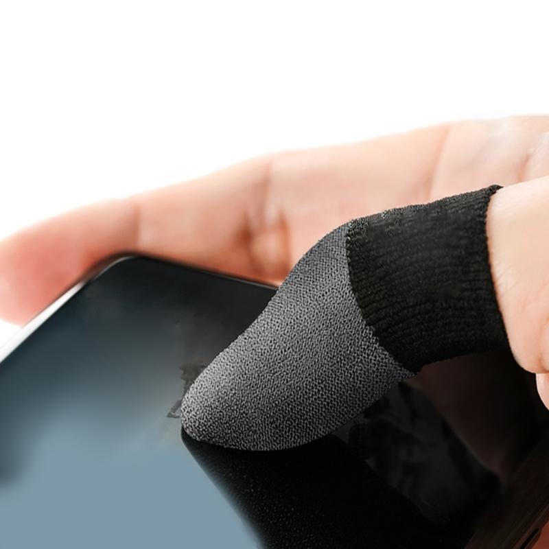 1 пара накладки на большой палец, дышащие накладки на пальцы, противоскользящий чехол для мобильных игр, влагоотводящие светящиеся накладки на пальцы