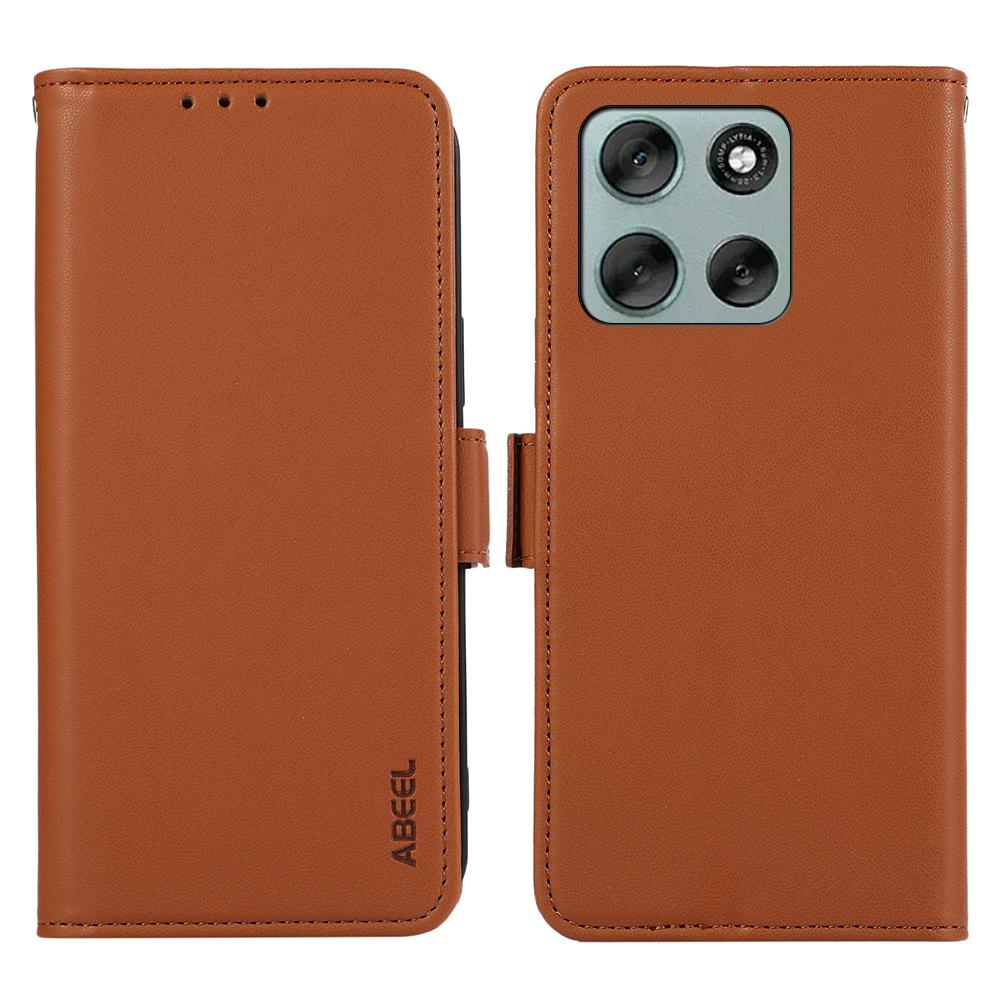 ABEEL For Motorola Moto G56 5G Case Leather Phone Cover with RFID Blocking Wallet