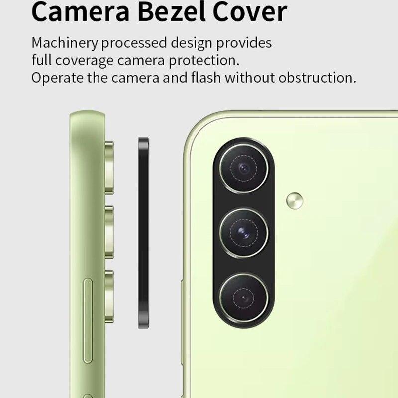 Для Samsung F34 M34 F54 A24 F14 M54 M14 A54 A34 A14 Защитная крышка для объектива задней камеры, чехол из алюминиевого сплава, металлическая защитная пленка