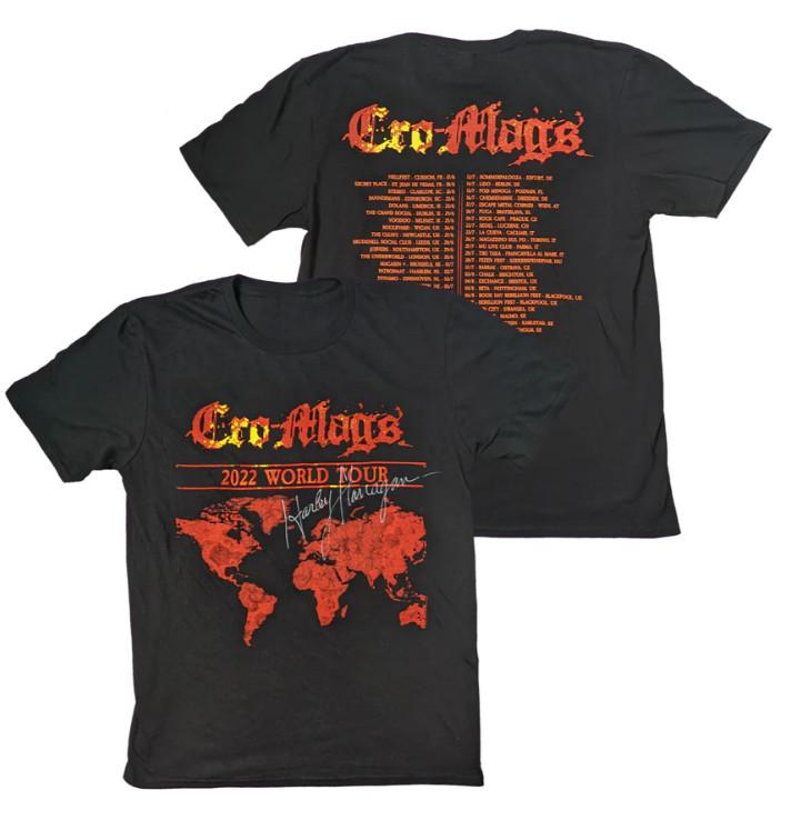 CroMags – 2022 World Tour Autographed Hardcore TShirt Unisex T-Shirt