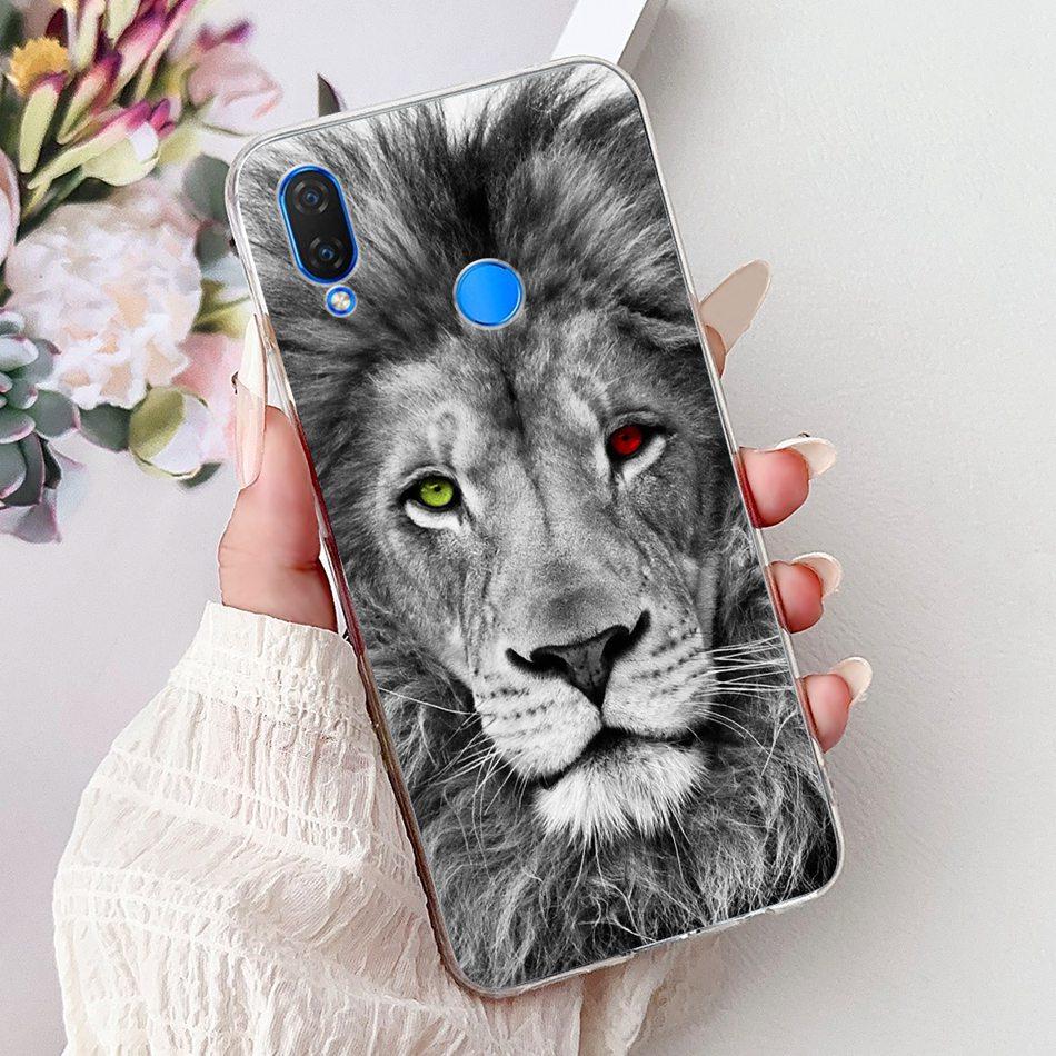Для Huawei Nova 3i INE-LX1 INE-LX2 Чехол для телефона с рисунком «Крутой Дракон и Тигр» Для Huawei Nova3i Мягкие силиконовые TPU чехлы