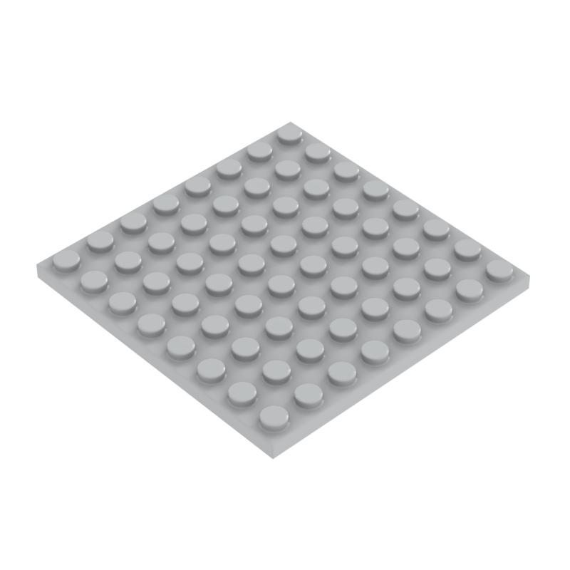 MOC Базовая пластина для мелких деталей Классические строительные блоки 8x8 Деталей DIY Совместимая 41539