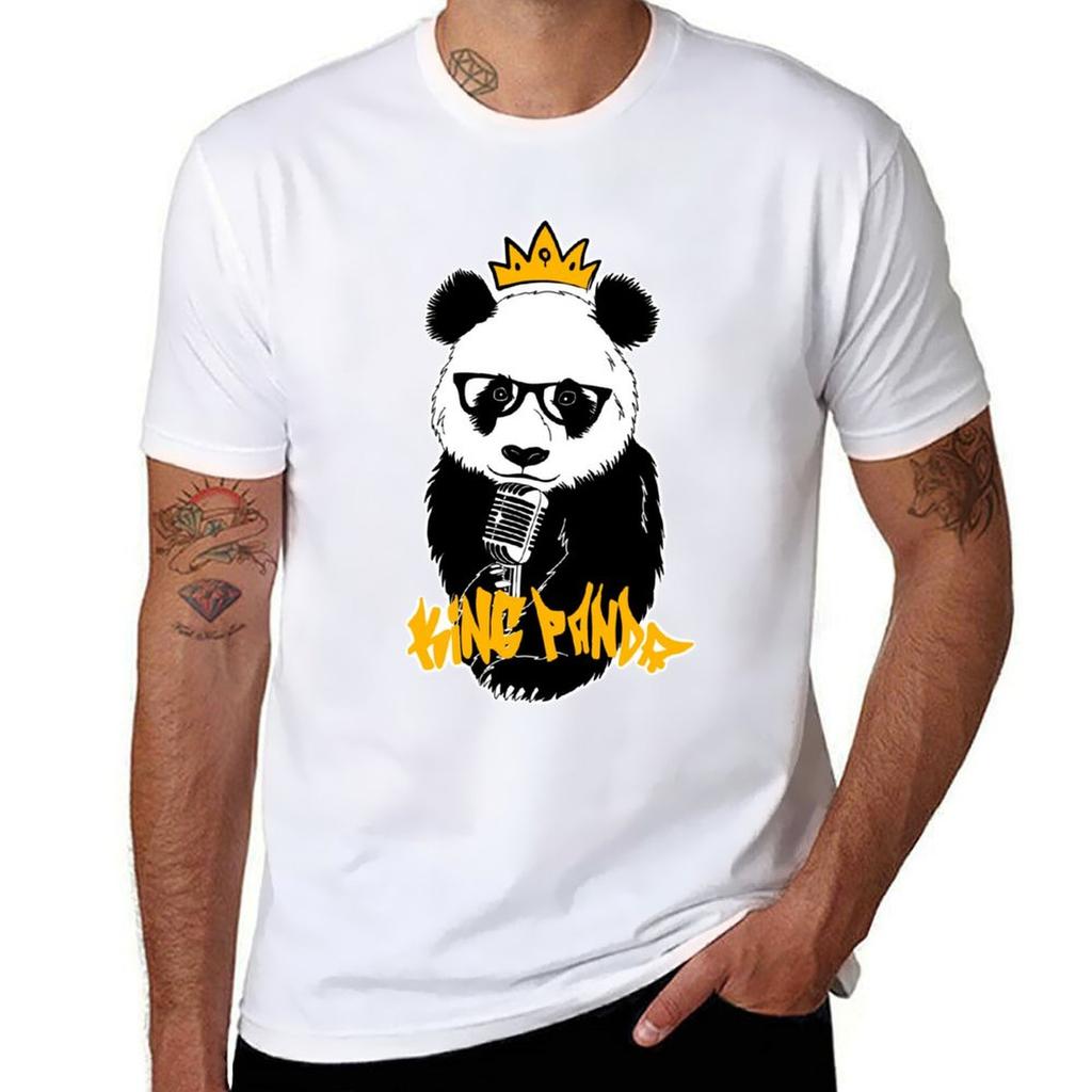 King Panda Tshirt Simple Graphic Design Tshirt