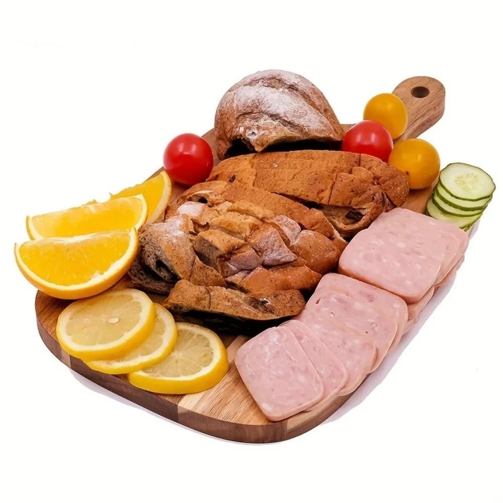 Разделочная доска, безопасная для пищевых продуктов, с ручкой, доска для хлеба, новая фруктовая доска для рыбы, сыра, хлеба, десертов