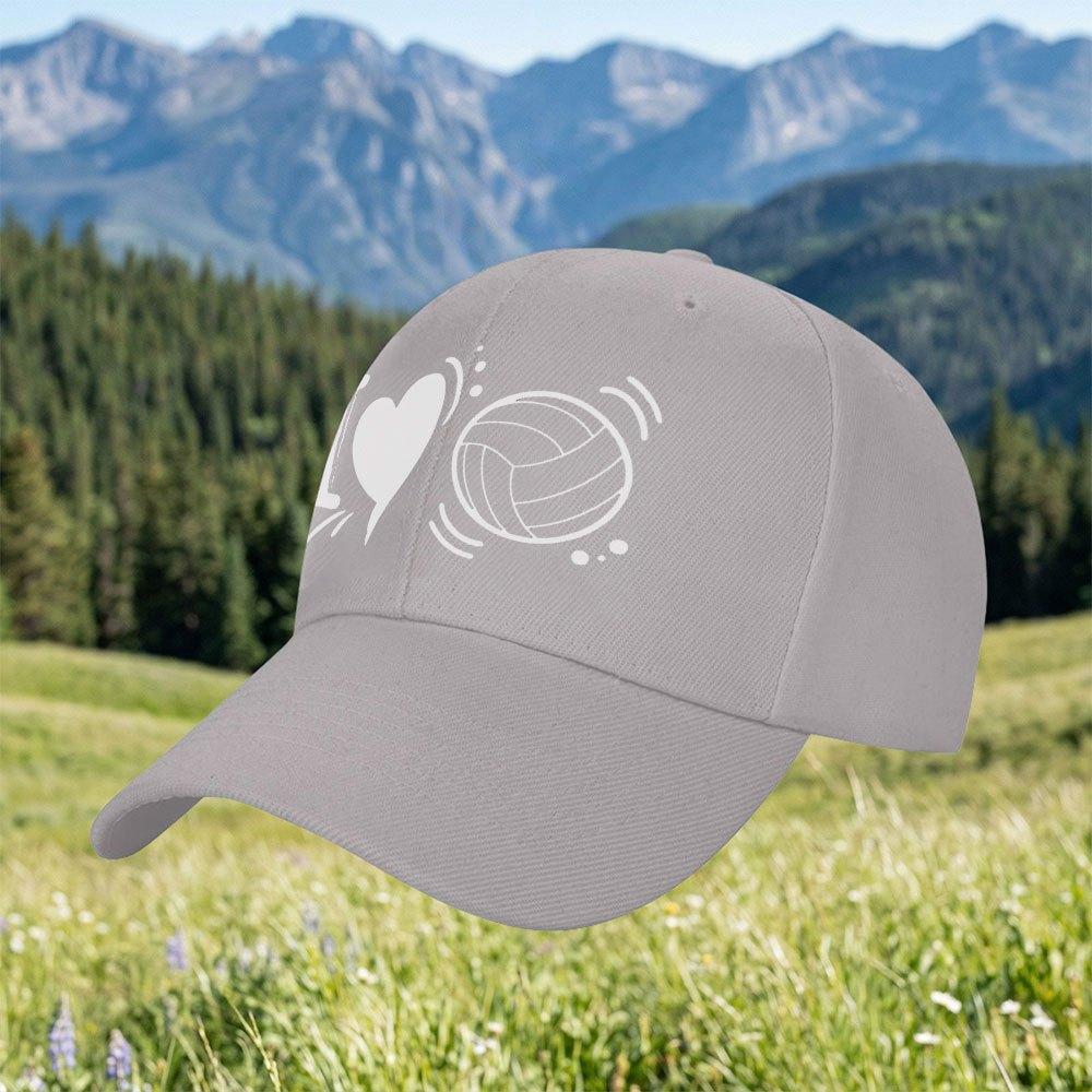 1pc Light Baseball Cap Unisex Outdoor Sports Cap With Volleyball Theme Couple Matching Style Multiple Colors Available I
