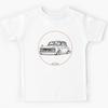 Crazy Car Art 0050 Kids T-Shirt