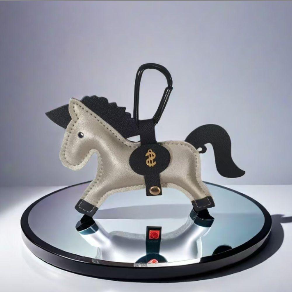 PU Leather Horse Pendant Multi-color Bag Pendant New Trend Leather Pendant  Fashion Accessory