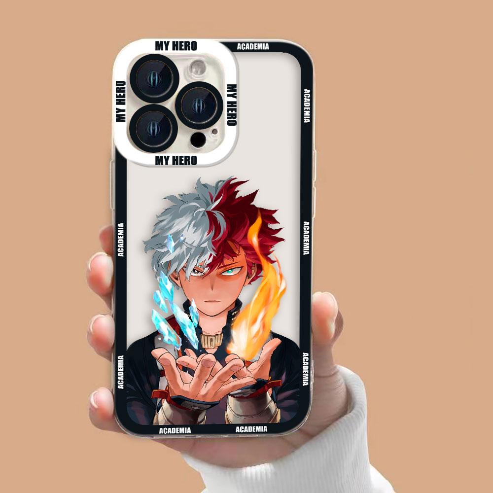 My Hero A-Academia Izuku Clear Phone Case For Samsung A73 A72 A71 A57 A56 A55 A54 A53 A52 A51 A36 A35 A33 A32 A26 A23 A22 Case