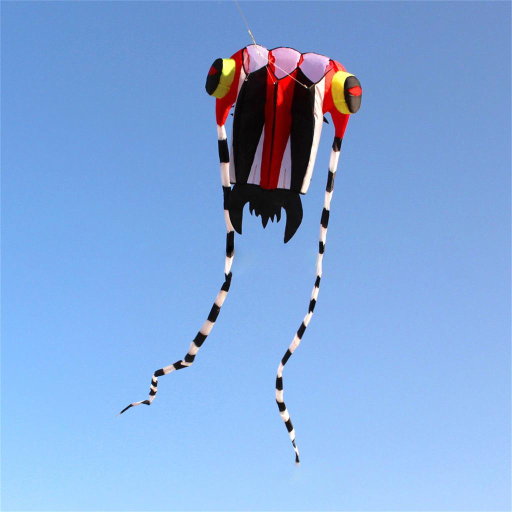 Большой воздушный змей в форме осьминога, мягкий воздушный змей, устойчивый к разрывам, воздушный змей для спортивных игр на открытом воздухе, качественный, легко управляемый, воздушные змеи для кемпинга с морскими животными