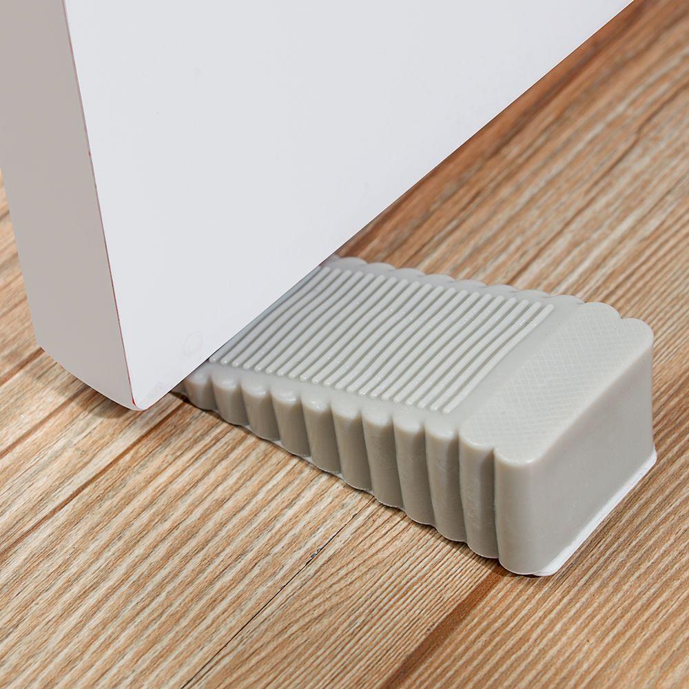 Home Non Punching Self Adhesive Floor Block Door Wedge Door Stopper Wall Protector