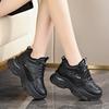 Модные женские осенние туфли на толстой подошве, повседневные спортивные туфли, дизайнерская обувь, высококачественная сетчатая дышащая женская спортивная обувь