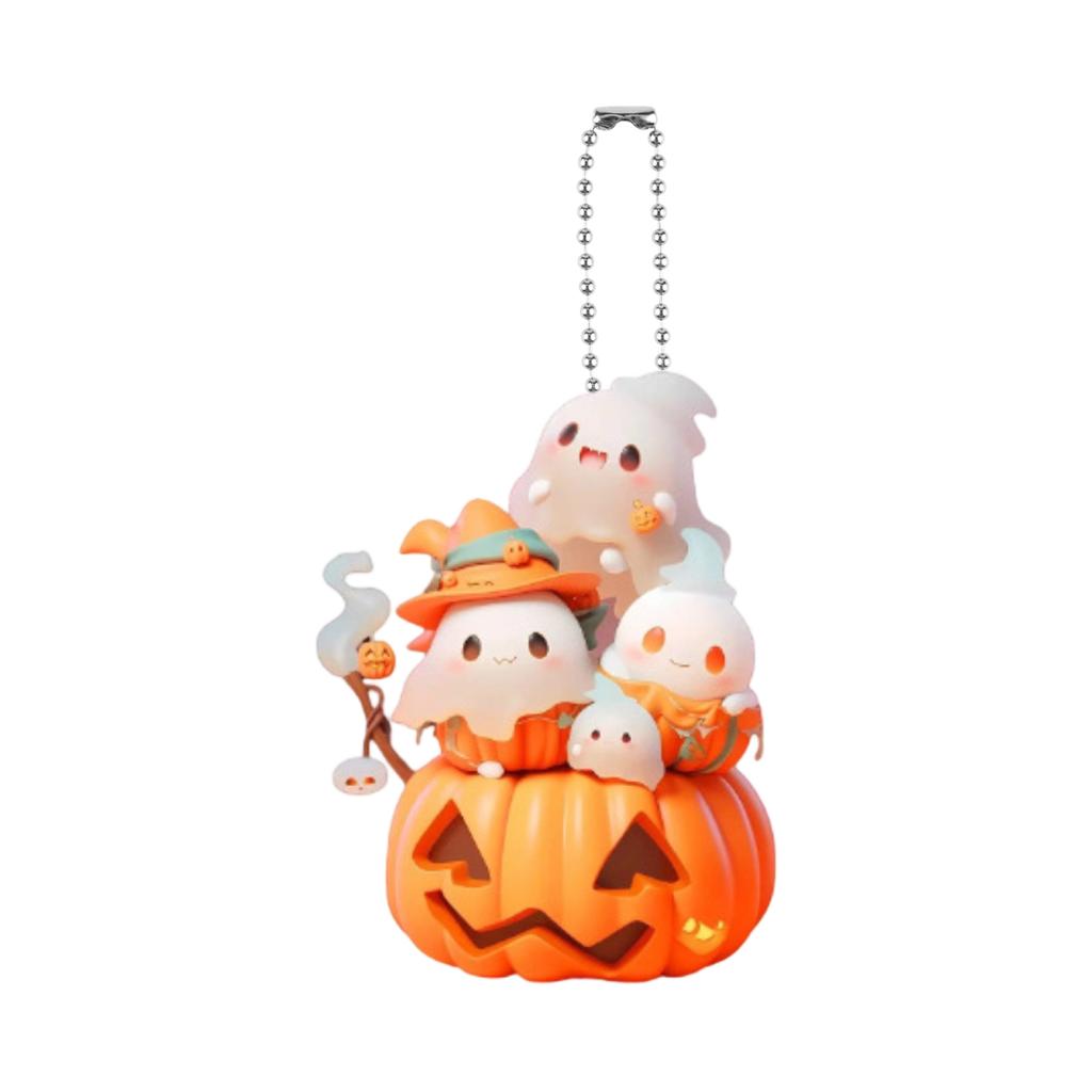 2D Acrylic Halloween Creative Pumpkin Car Pendant, Keychain, Backpack Hanger