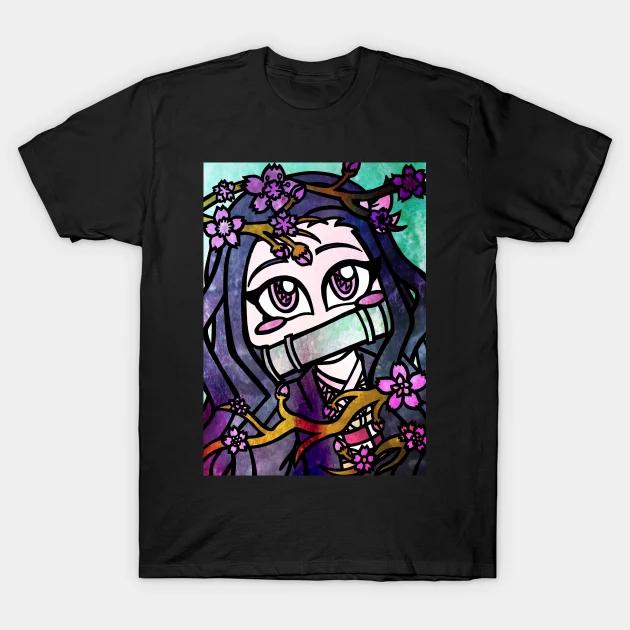 Summer Fashion Demon Slayer Daring Duels Animation Derivatives Kamado Tanjirou Printing T-shirt Oversized Streetwear Unisex Tops
