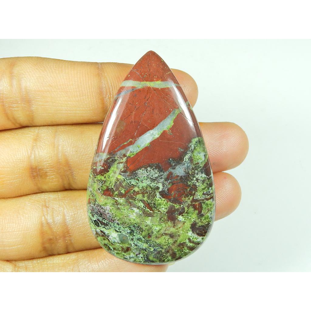 28X45X05 ММ Натуральный Драконий Яшма Грушевидный Кабошон Свободный Драгоценный Камень 78 Карат. SY-462
