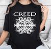 CREED Музыкальная футболка для фанатов рок-группы Унисекс Футболка