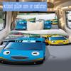 Tayo the Little Bus cartoon Pattern Bedding,Quilt Set Quilt Cover Pillowcase Home Birthday Gift (1*duvet cover+2*pillowcase,without core)XSJT0917192