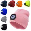 Вязаная шапка бини светодиодные фонари теплая лампа унисекс шапка высокая мощность подарки мода