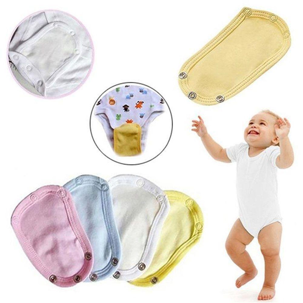 4 Colors Soft Cotton Babies Jumpsuit Pads Jumpsuit Extend Changing Pads Covers Diaper Lengthen