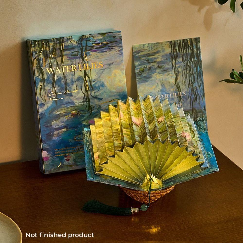 Каллиграфия DIY Книжная Лампа Веерная Художественная Книжная Лампа Украшение Складная Книжная Лампа Главная