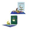 Festive 3D Eid Card Creative Popup Holiday Greeting Cards Built-in Blank Space with Envelope Small Card Party Supplies