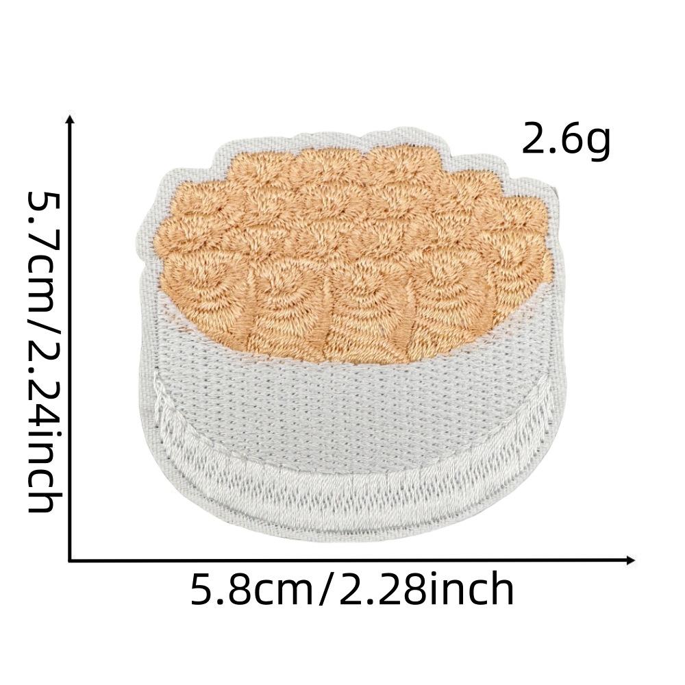 Милая однотонная мультяшная вышивка, тканевая наклейка, компьютерная вышивка, приутюживаемая тканевая наклейка, вышитая нашивка, модель с термоклеем