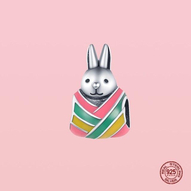 Подвеска из стерлингового серебра 925 пробы, очаровательные бусины для оригинального браслета Panjia, ожерелье, женские украшения