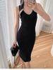 Ayollar Qishki 2 ta Paket Uzun Bodycon Sviter Ko'ylak