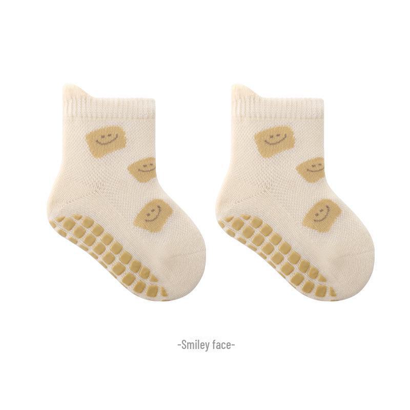 24 пары летних детских нескользящих носков для пола со свободным бесшовным дизайном для мальчиков и девочек
