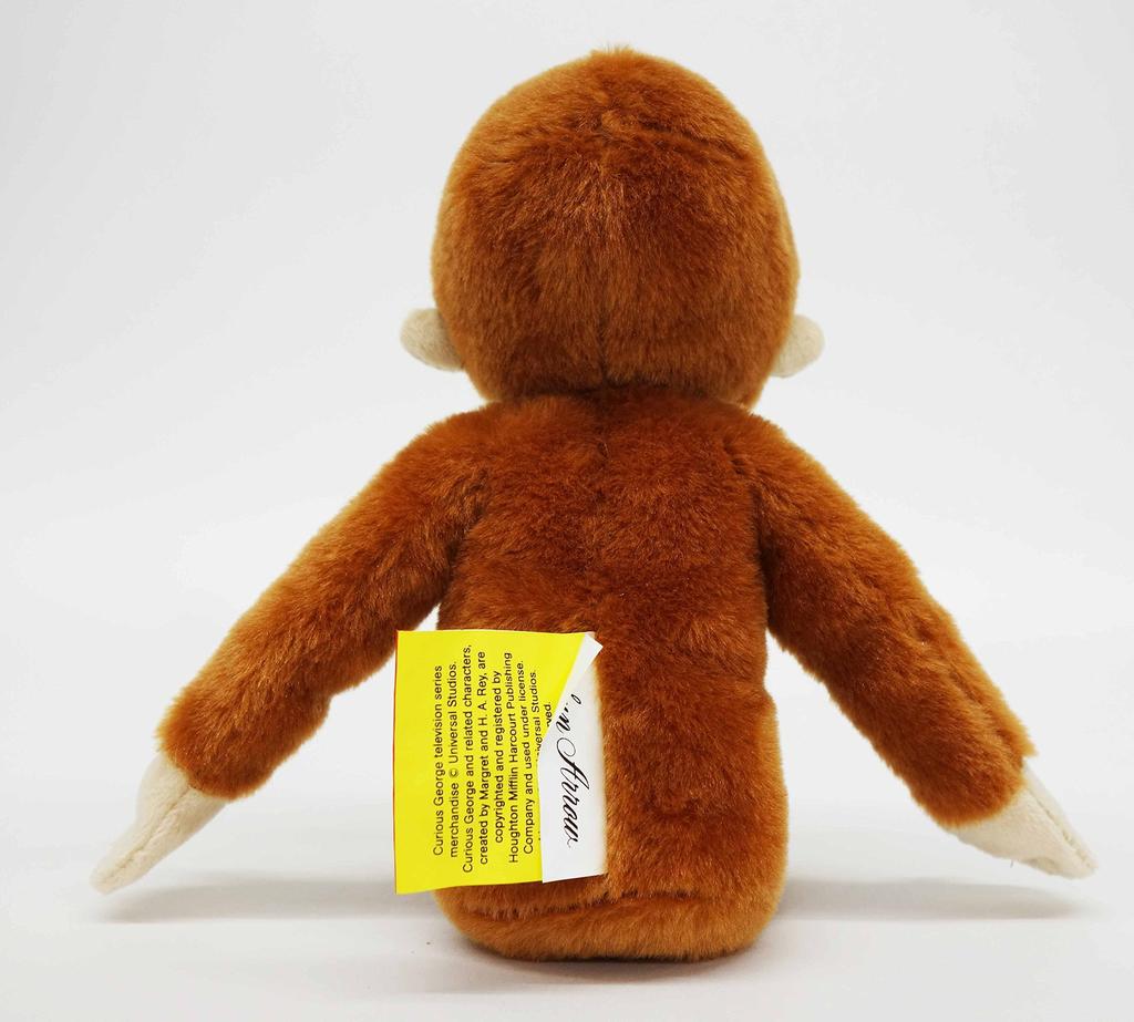NHK Curious George George S плюшевая игрушка сидящая высота 17 см