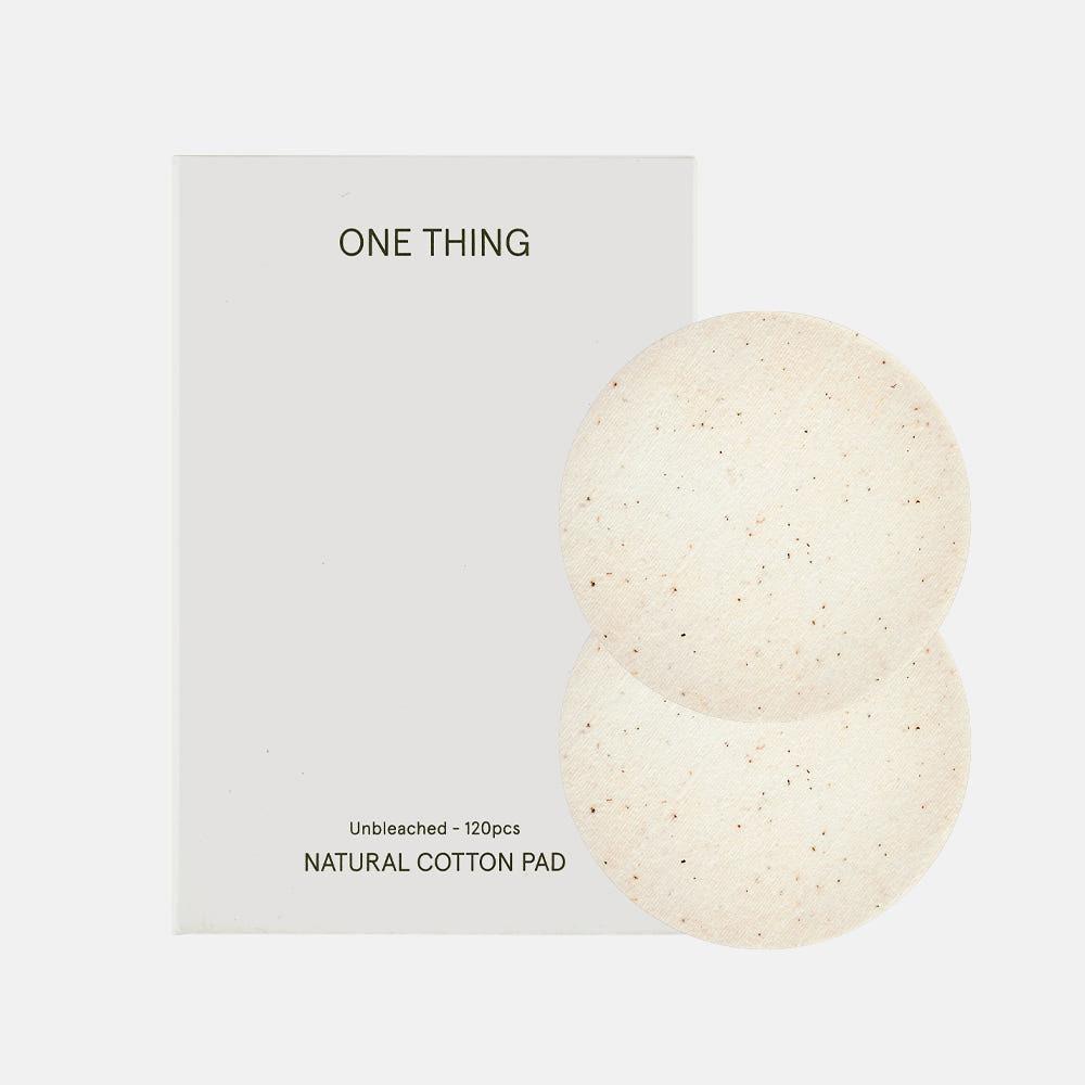 ONE THING Pure Cotton Pad Soft Unbleached 120ea