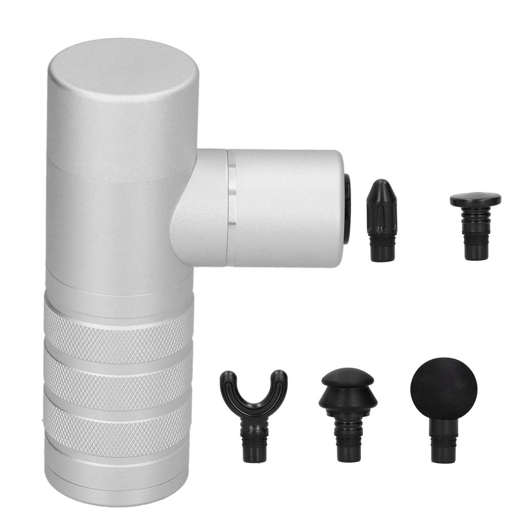 Мини-массажер для фасции из алюминиевого сплава с электрической вибрацией, многофункциональный массаж с зарядкой через USB