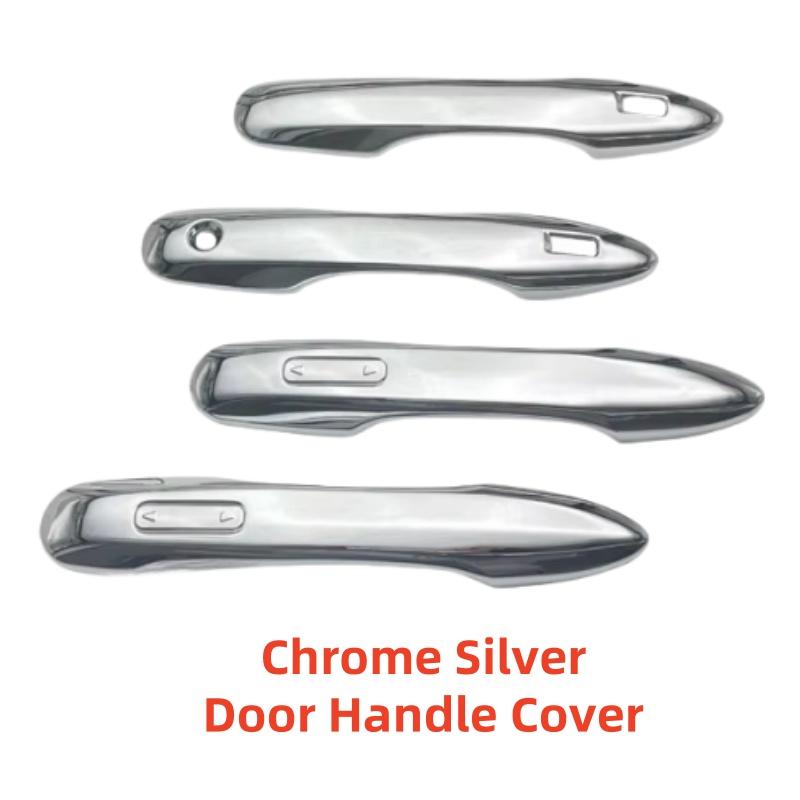 Stickers For Toyota Alphard Vellfire 40 Series 2024 Car Attachment Styling ABS Chrome Exterior Door Handle Bowl Cover Trim