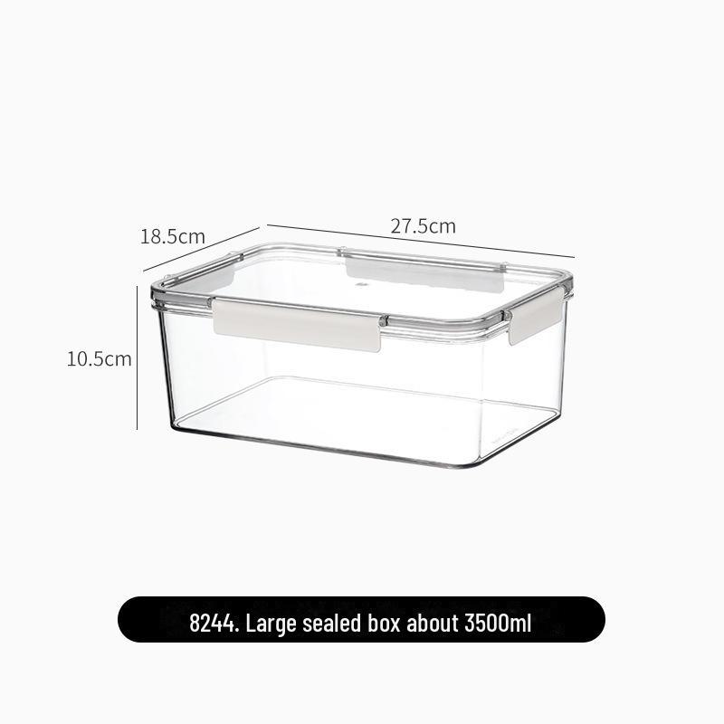 Прозрачный контейнер для хранения пищевых продуктов — безопасен для холодильника, герметичен, влагонепроницаем для свежих овощей и фруктов.