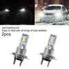 Dustproof LED Headlights Super Bright Parts Set Car Auto 2Pcs H7 8000LM
