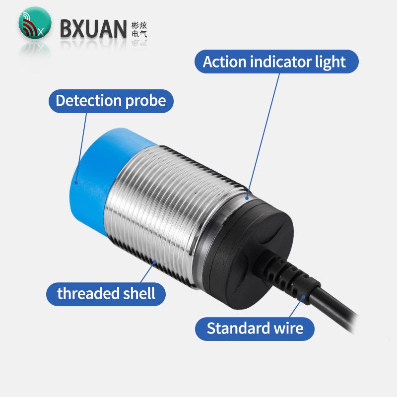 BXUAN M30 Inductive Proximity Switch Sensor Flush DC 10-30V AC90-250V NPN PNP NO NC output