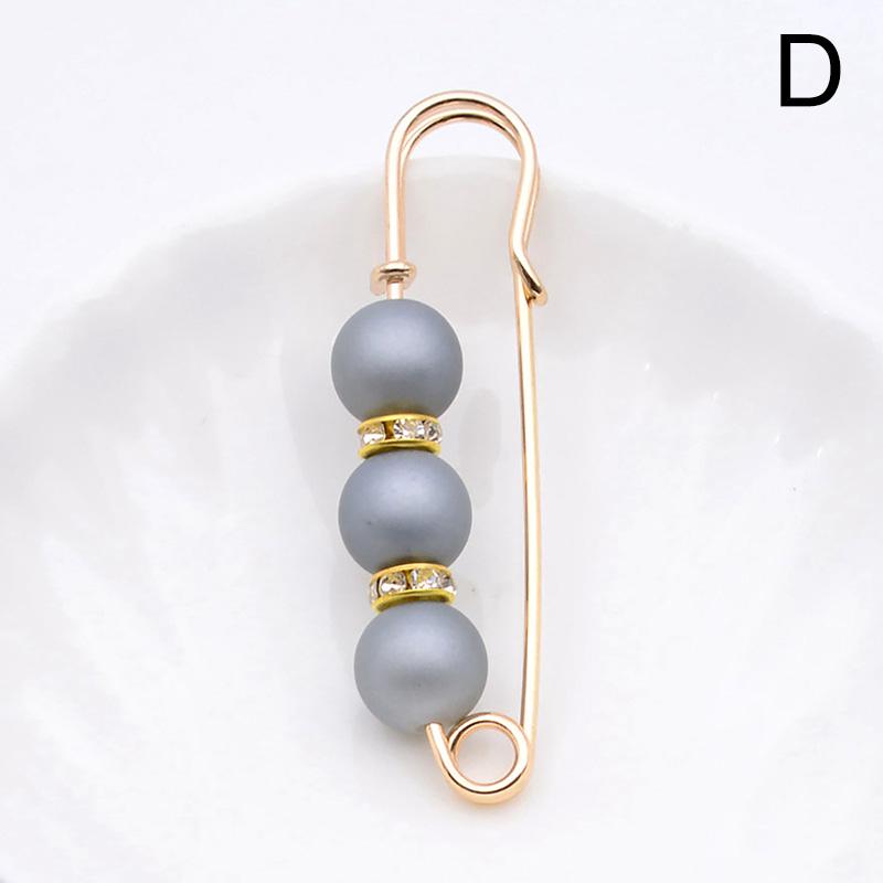 1PC Elegant Simulated Pearl Women Jewelry Accessories Brooches Clothing Ornament Rhinestone