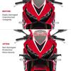 Защитные накладки-крылышки обтекателя мотоцикла для Honda CBR650R CBR 650R 2019-21
