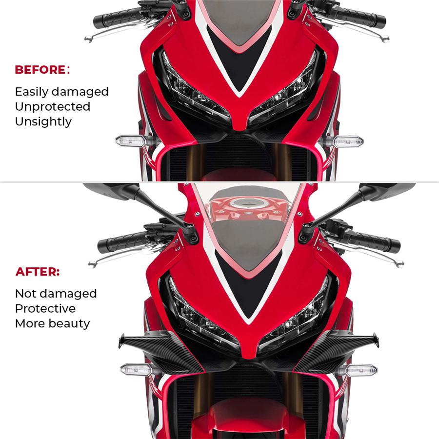 Защитные накладки-крылышки обтекателя мотоцикла для Honda CBR650R CBR 650R 2019-21