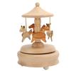 Милая музыкальная шкатулка, деревянная вращающаяся музыкальная шкатулка, изделия из дерева, подарок на день рождения, домашний декор