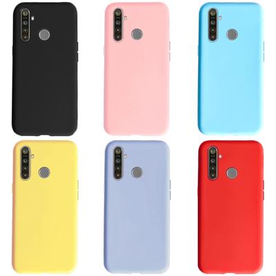 Чехол из жидкого силикона для Realme 5 5i 5Pro Чехол Бампер Роскошная TPU Мягкая задняя крышка для OPPO Realme 5 Pro 5i 5S Матовые чехлы Realme5