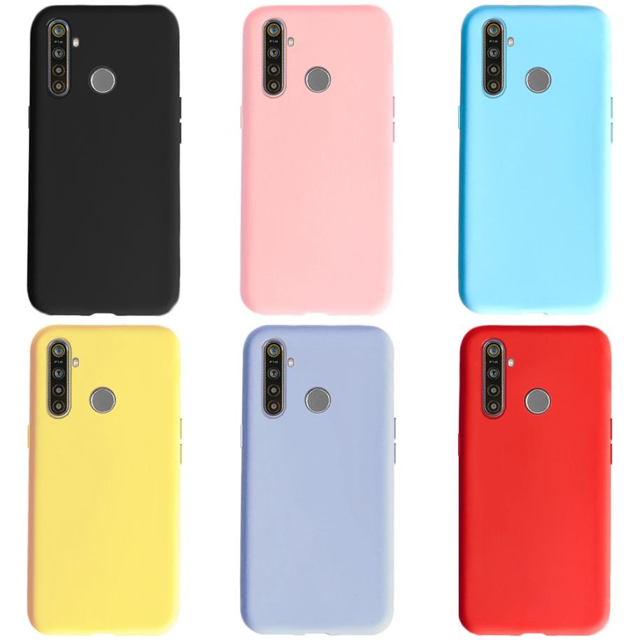 Чехол из жидкого силикона для Realme 5 5i 5Pro Чехол Бампер Роскошная TPU Мягкая задняя крышка для OPPO Realme 5 Pro 5i 5S Матовые чехлы Realme5