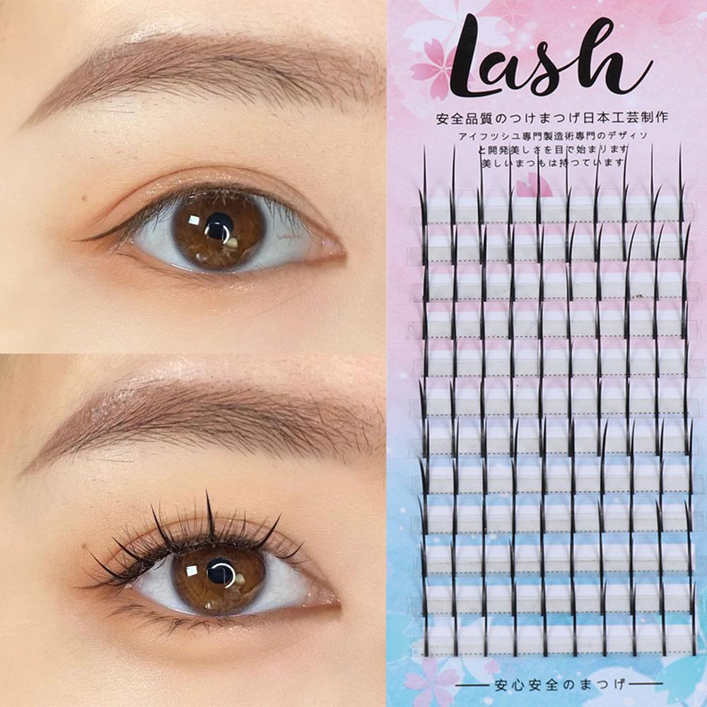 Long Lasting Premade Volume Fan Eyelashes Natural Long A Shape&Volume Cluster Eyelashes Extension