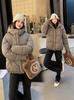 Зимняя хлопковая одежда женская утолщенная с капюшоном свободная капюшонная хлебная одежда маленькие хлопковые куртки хлопковая одежда тренд