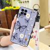 Kickstand Durable Phone Case For Samsung Galaxy M33 5G Global/SM-M336B/DS Anti-dust Oil Painting Flower Fashion Design
